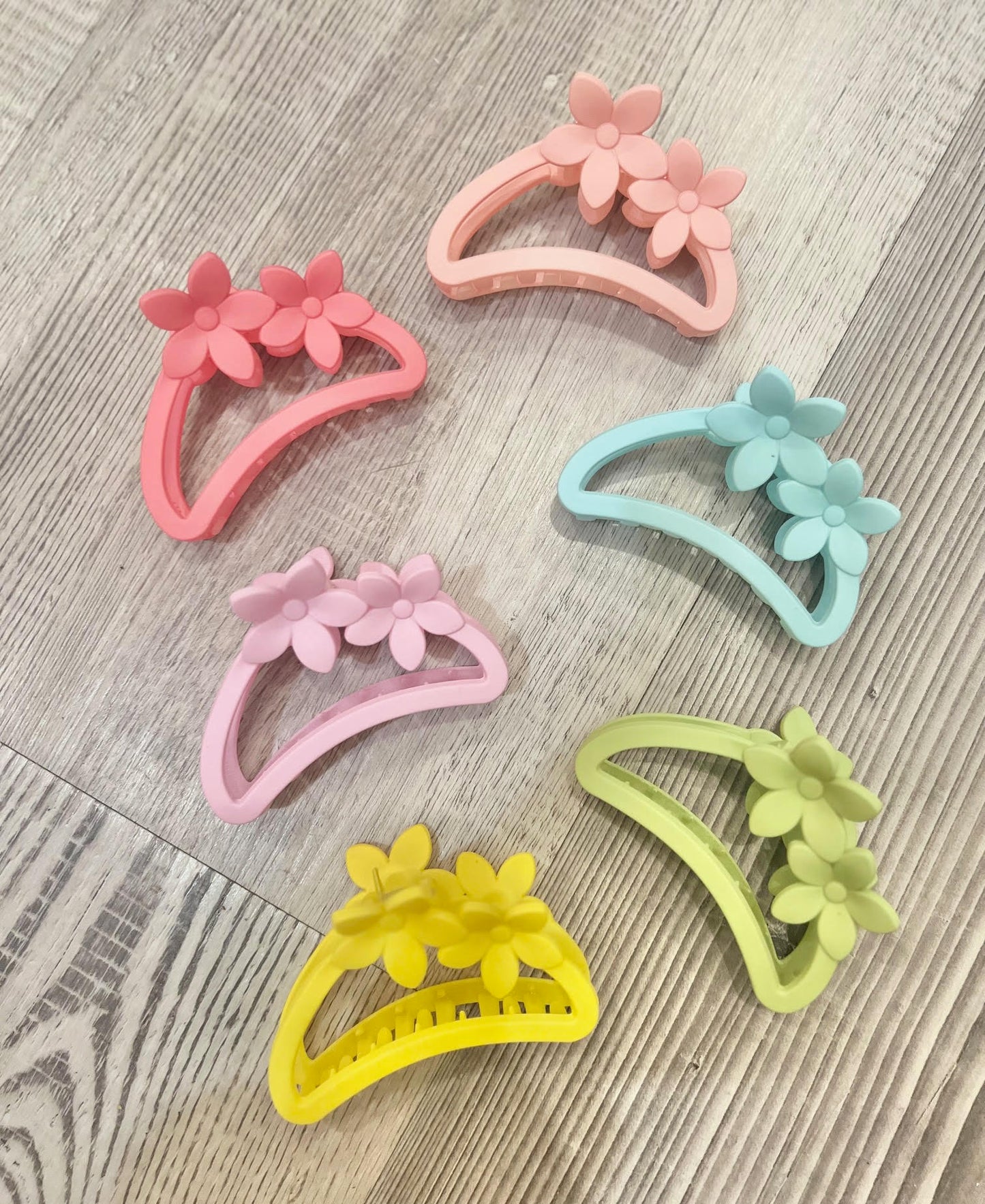 Flower Claw Clip