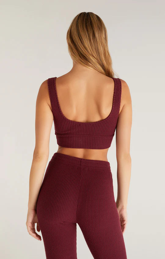 Zoe Rib Tank Bra