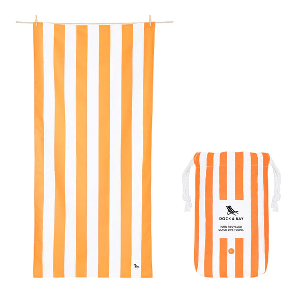 Quick Dry Towel - Ipanema Orange