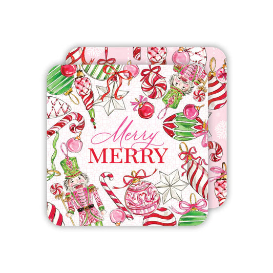 Coasters - Peppermint Ornament