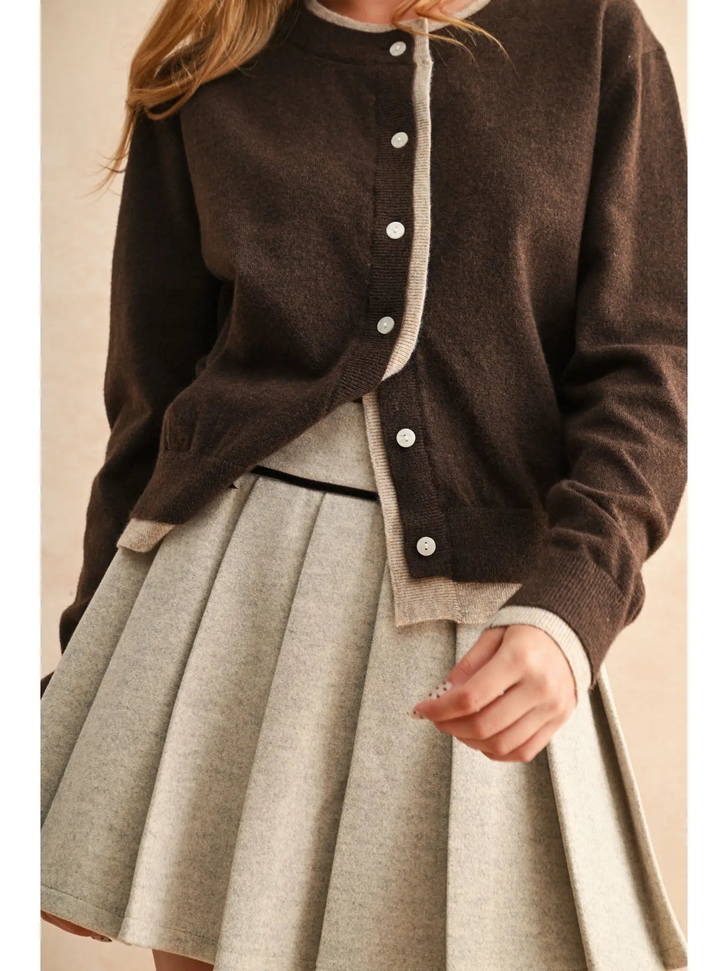 A Bit Of Contrast Cardi