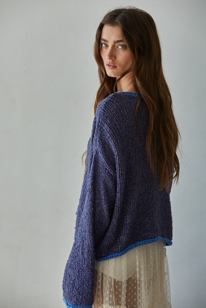 A Little Contrast Top