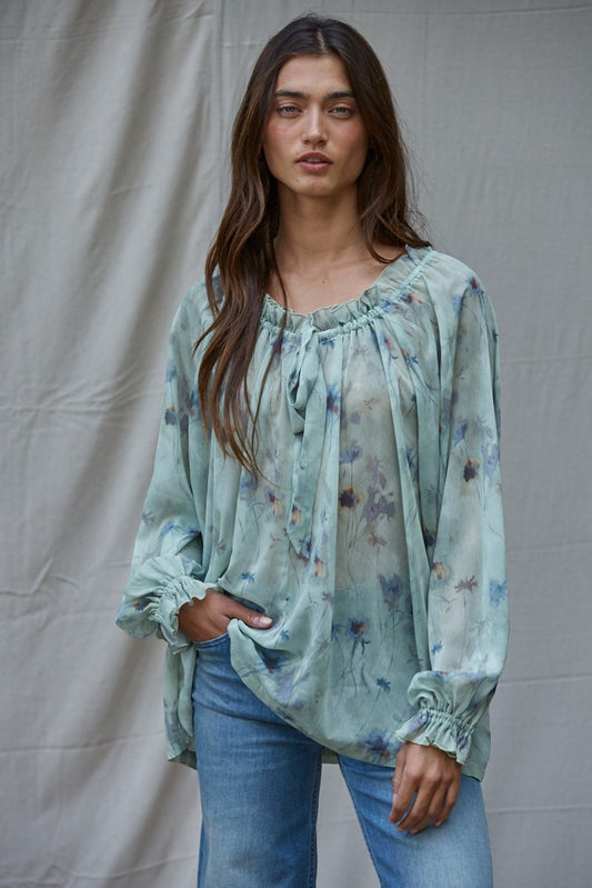Fall Floral Top