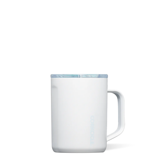 Pure Taste Ceramic Mug - White / Powder Blue