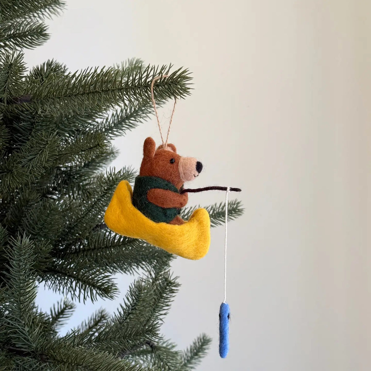 Ornament - Fishing Bear