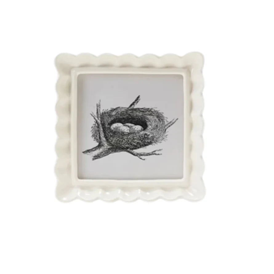 Square Ruffled Photo Frame