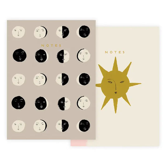 Notebook Set - Moon Phases