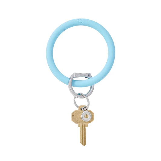 Sweet Carolina Blue Silicone Key Ring