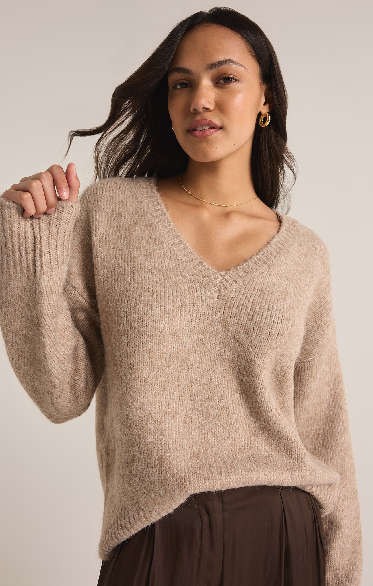 All I Want Vneck Sweater