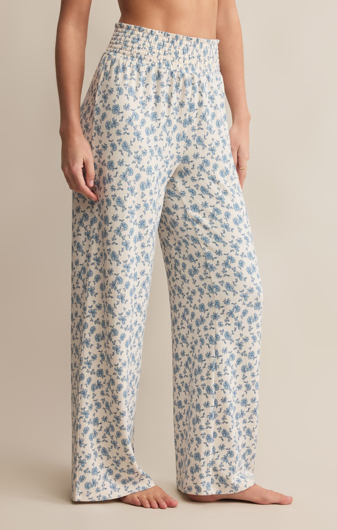 Dawn Smocked Ditsy Pant