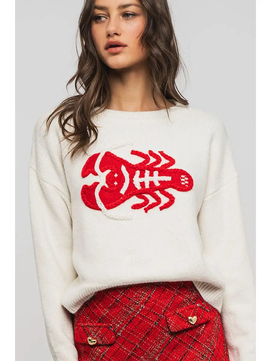 Crackin' Claws Lobster Sweater