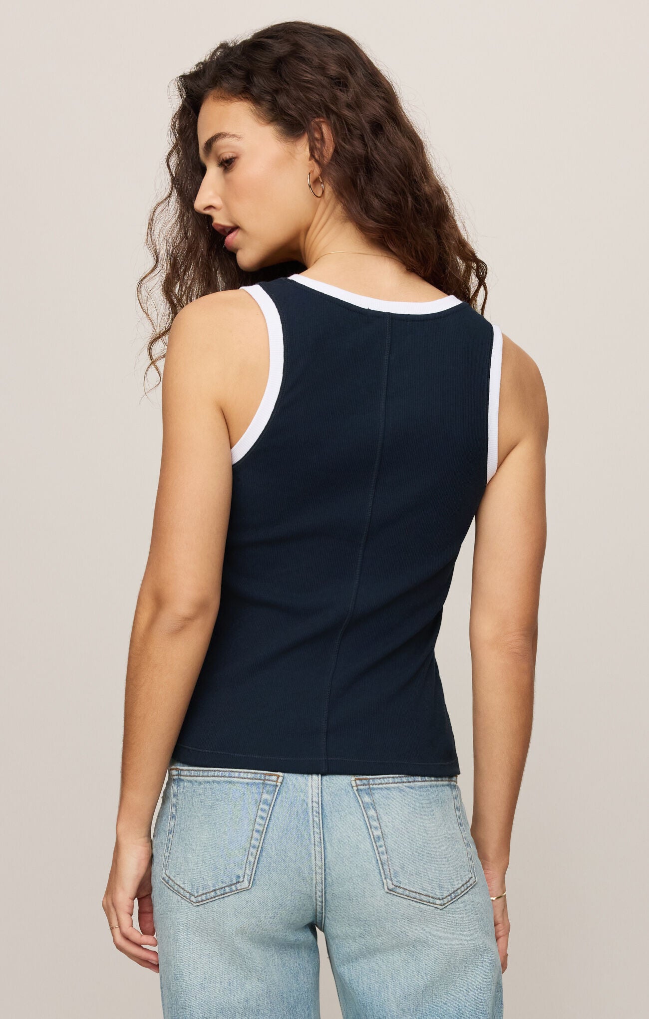 Sirena Colorblocked Rib Tank