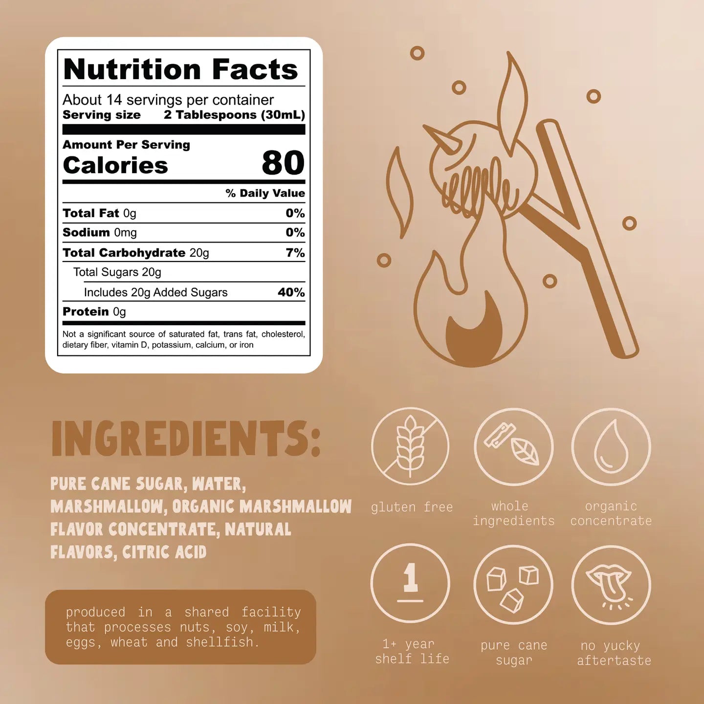 Coffee Syrup - Toasted Marshmallow