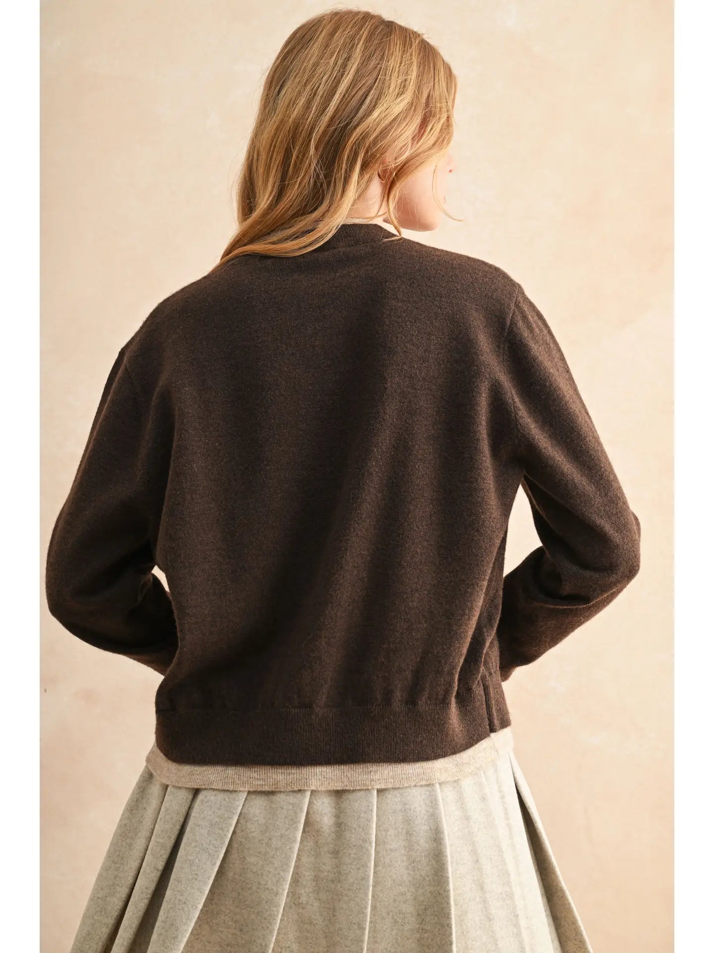 A Bit Of Contrast Cardi