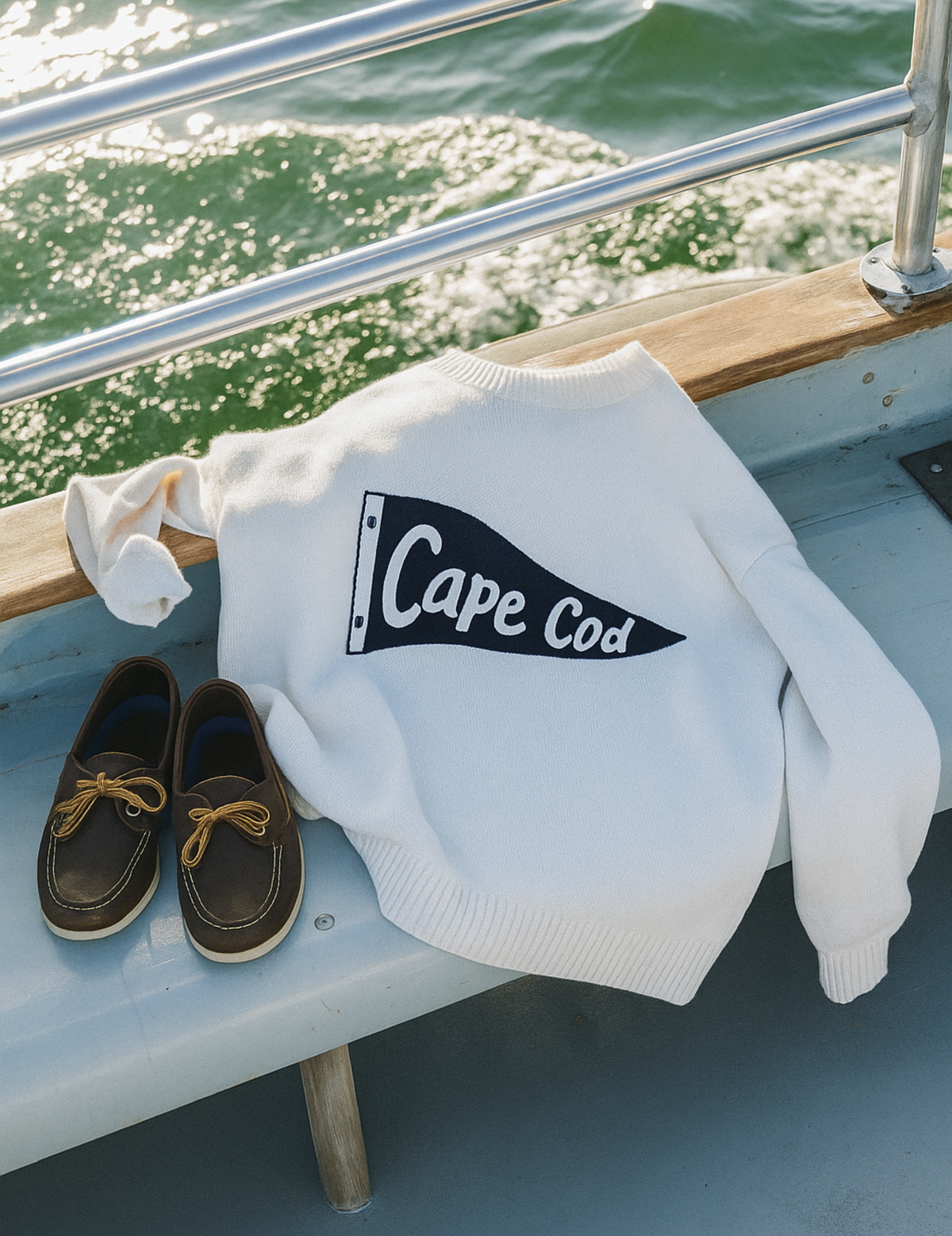 Cape Cod Flag Valance Cape Cod Pennant Flag Sweater – Shop Solis