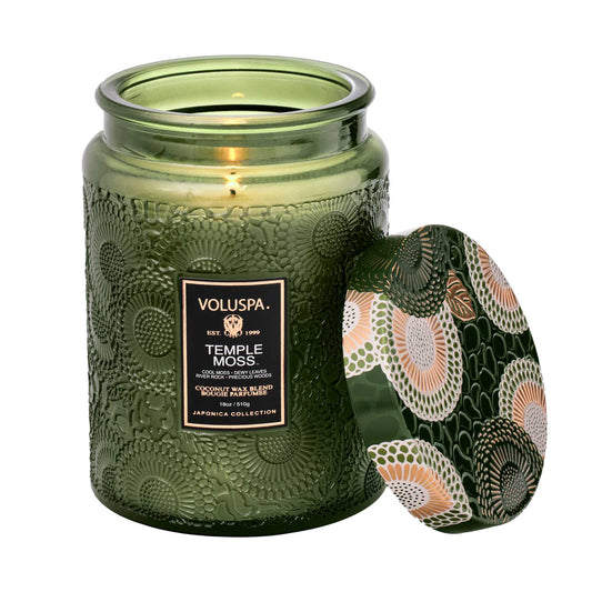 Large Jar Candle - Temple Moss