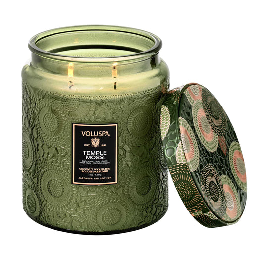 Luxe Jar Candle - Temple Moss