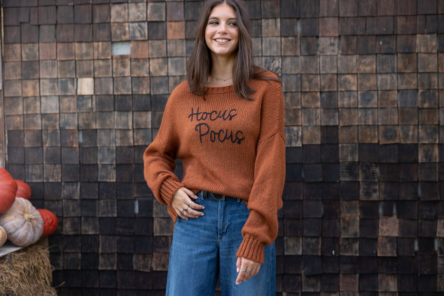 Hocus Pocus Embroidered Crewneck Sweater