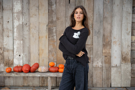 Pocket Ghost Crewneck Sweater
