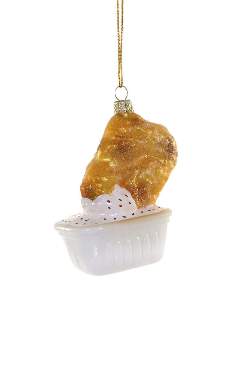 Chicken Nugget W/ Ranch Ornament