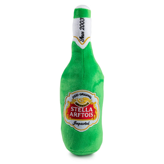 Stella Arftois Beer Bottle Dog Toy