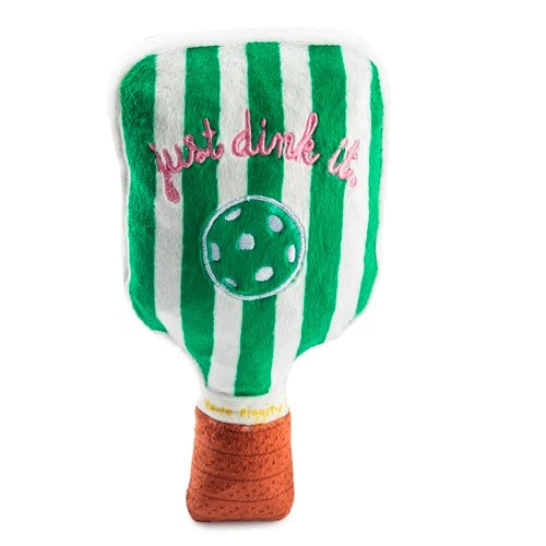 Green Stripe Pickle Ball Dog Toy