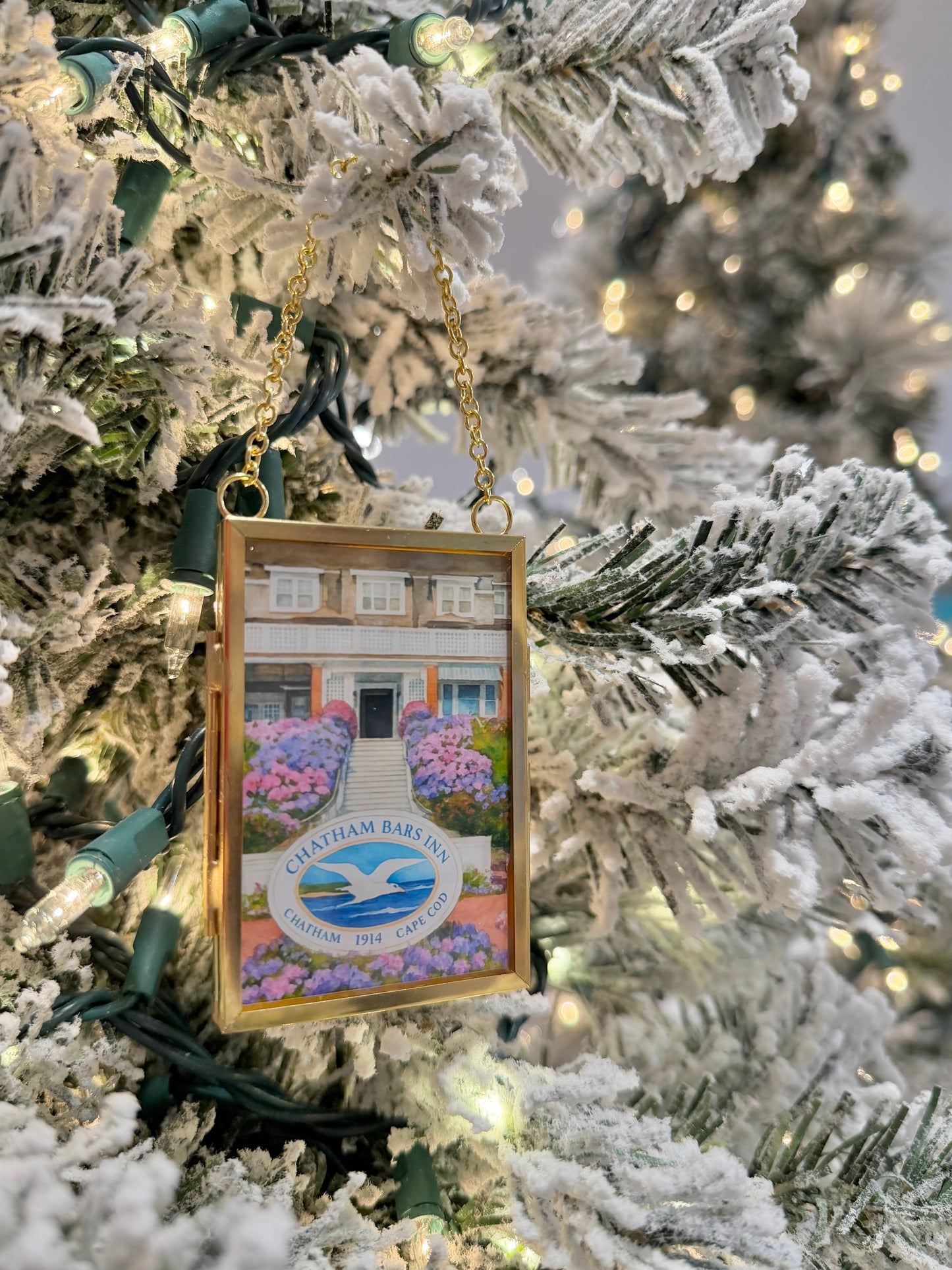 Gold Mini Hanging Frame Ornament