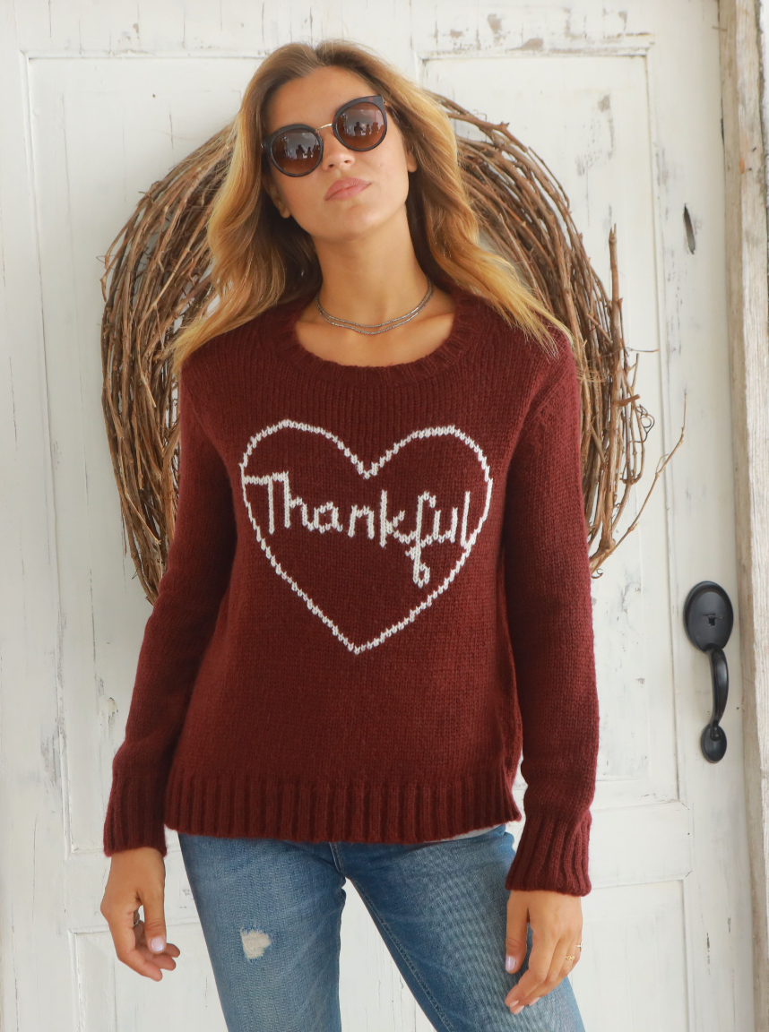 Thankful Heart Sweater