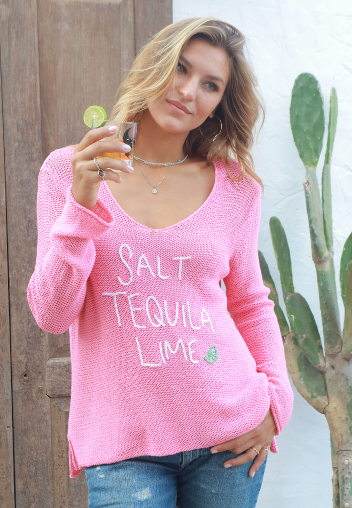 Salt Lime Tequila Crewneck Sweater