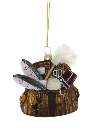 Vintage Fishing Ornament