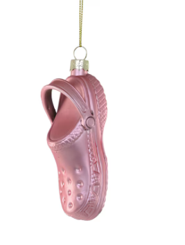 Pink Croc Ornament