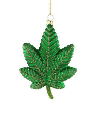 Weed Leaf Ornament