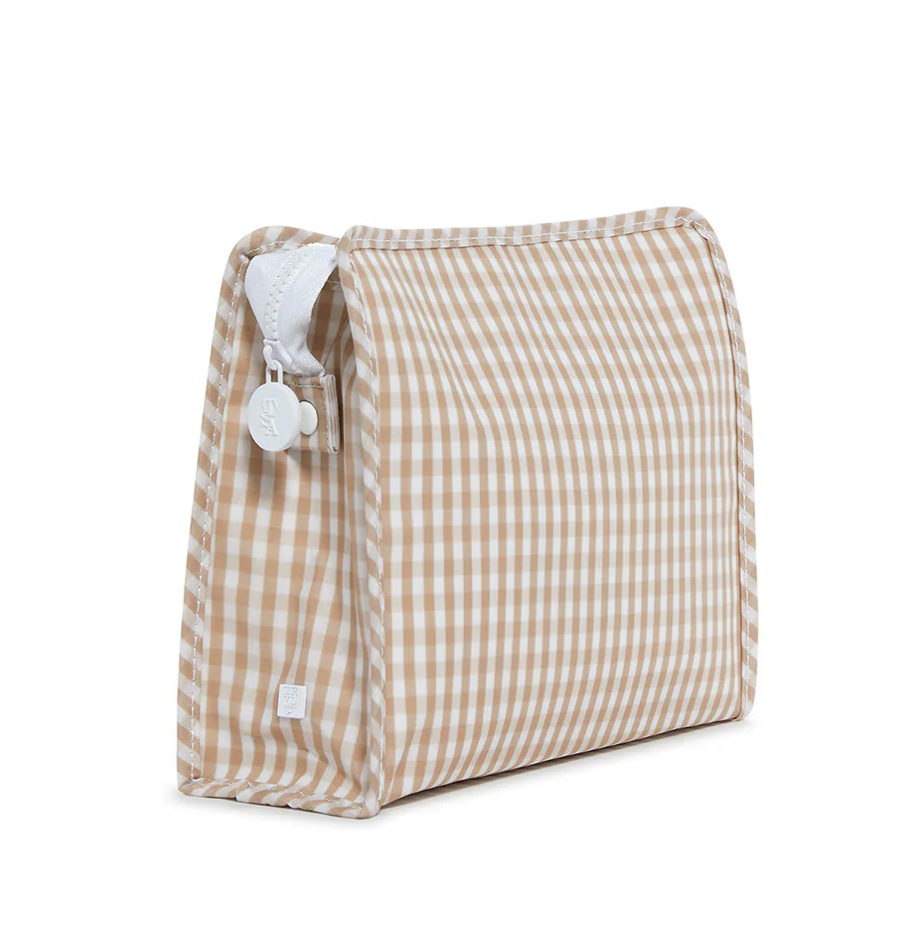 Large Roadie - Gingham Khaki