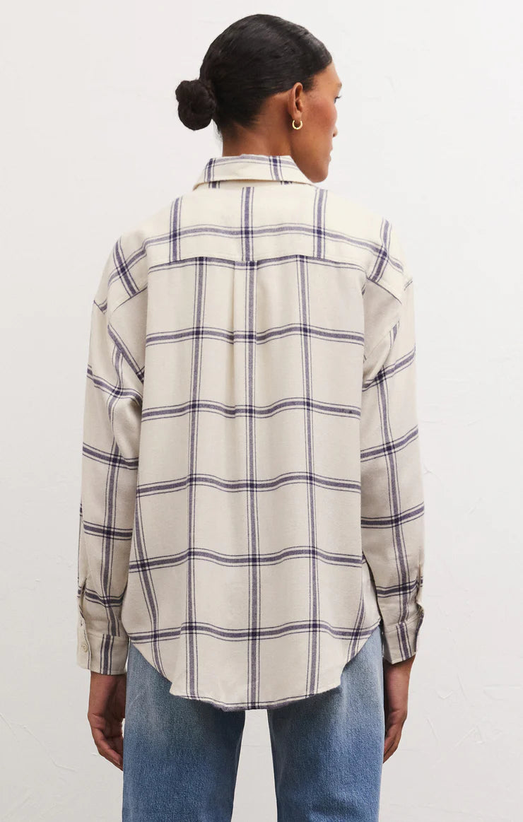 River Plaid Button Up Shirt