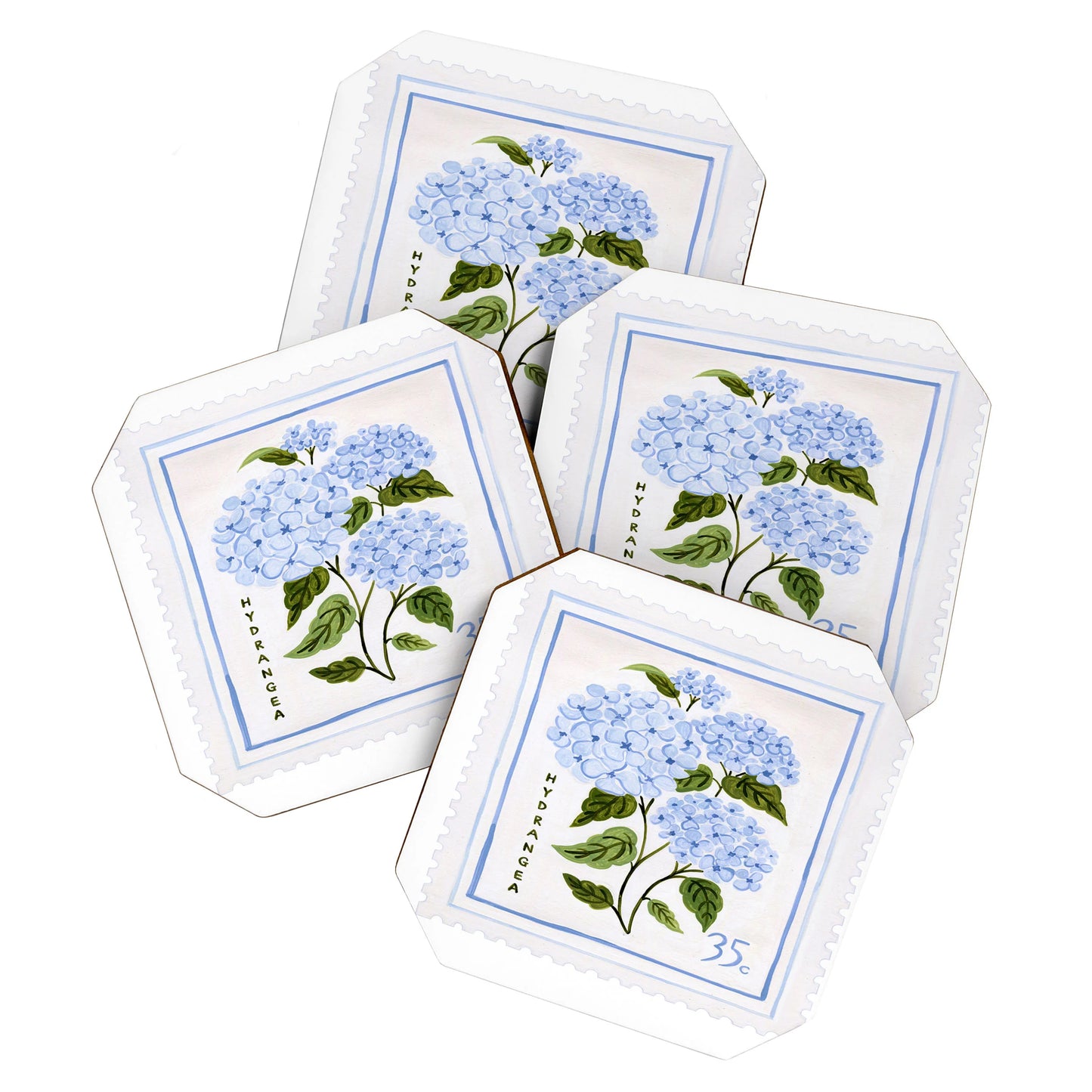 Coasters - Textile Hydrangea