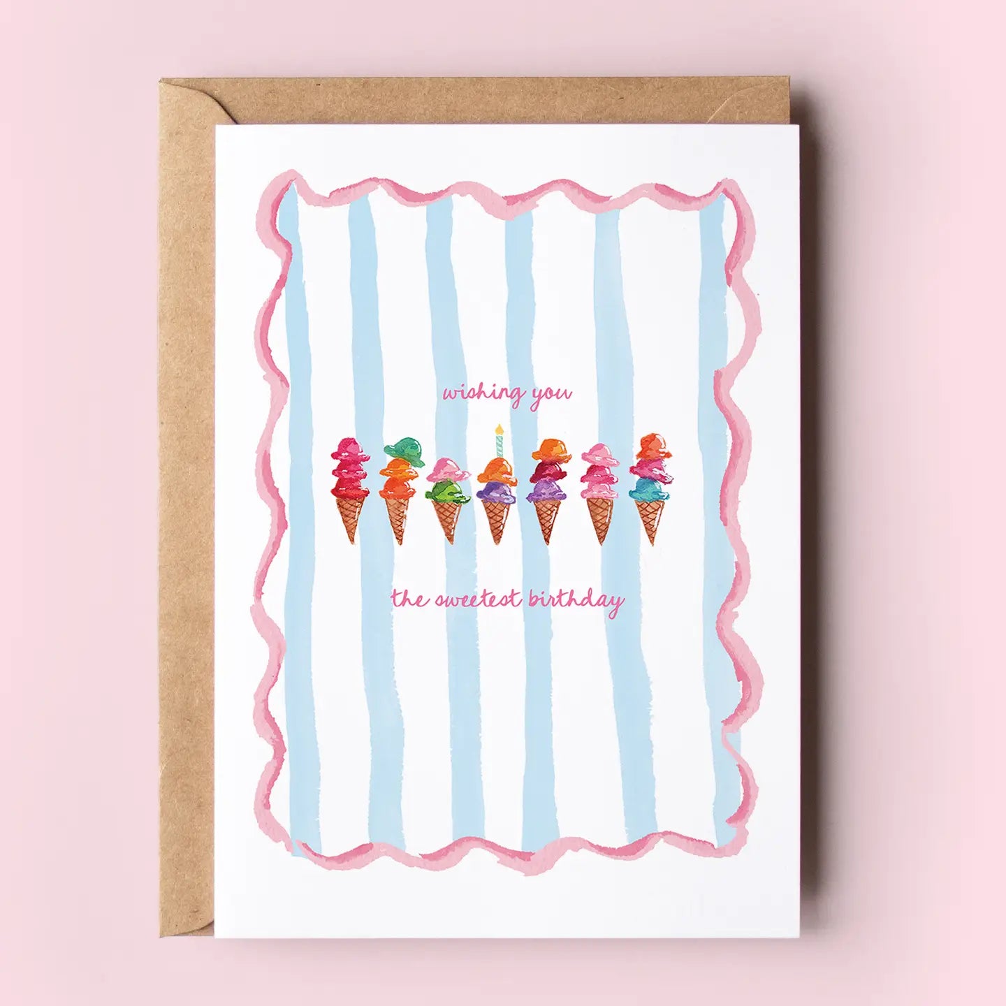 Card - Sweetest Bday Ice Cream