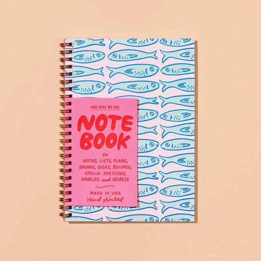 Letterpress Spiral Notebook