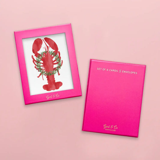 Boxed Cards - Holiday Lobster