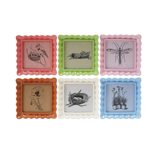 Square Ruffled Photo Frame