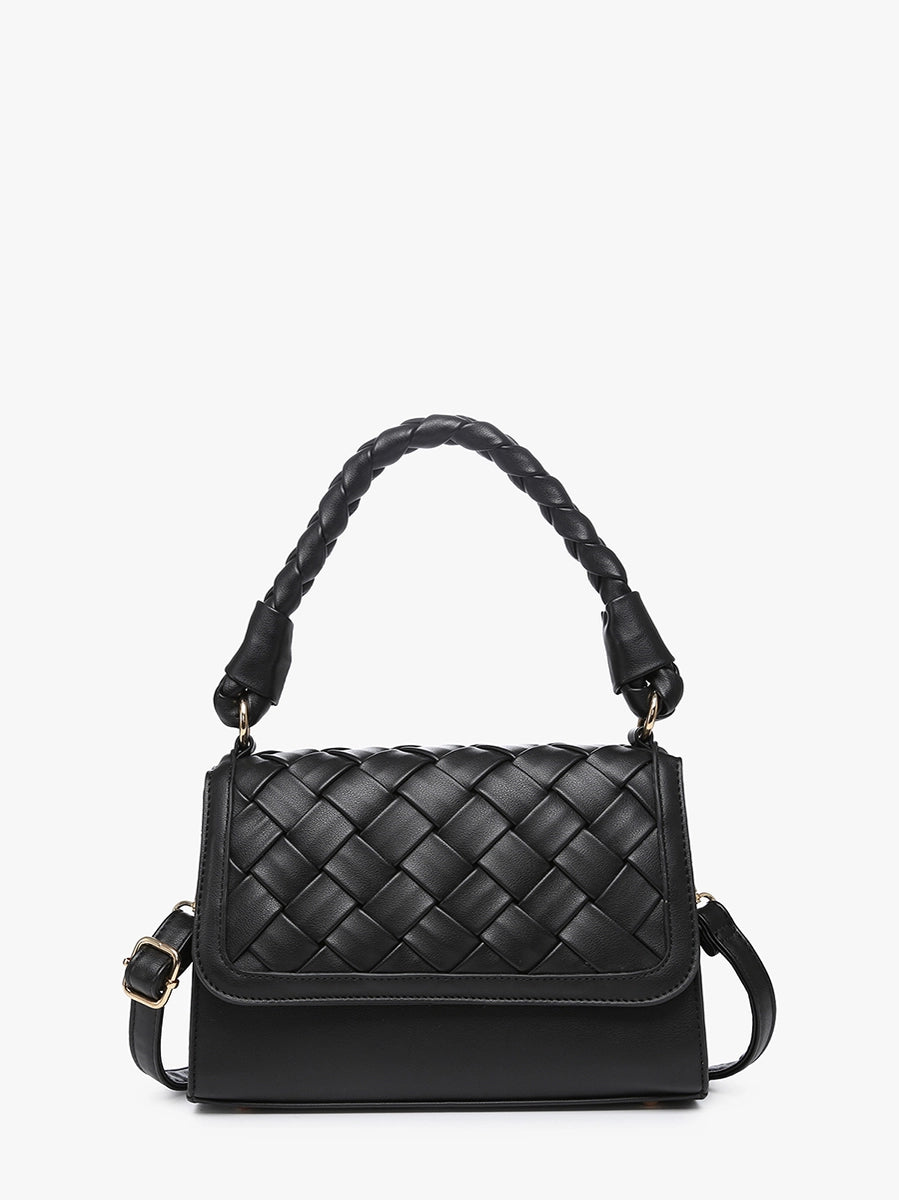 Mini black satchel online purse