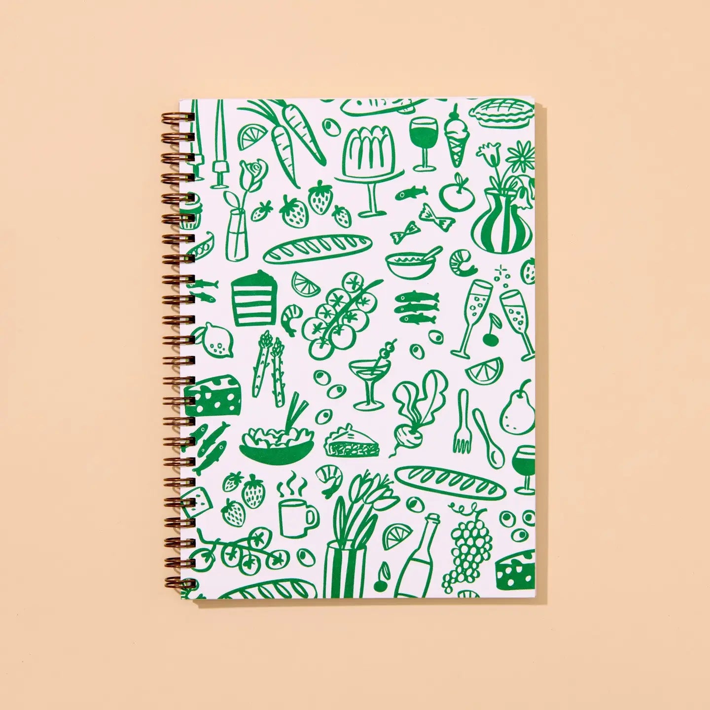 Letterpress Spiral Notebook