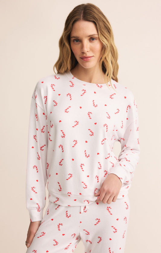 Cozy Candy Cane Top