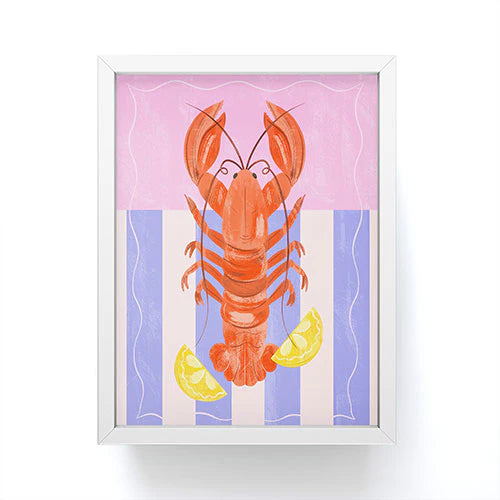 Mini Frame - Lobsters W/ Lemon