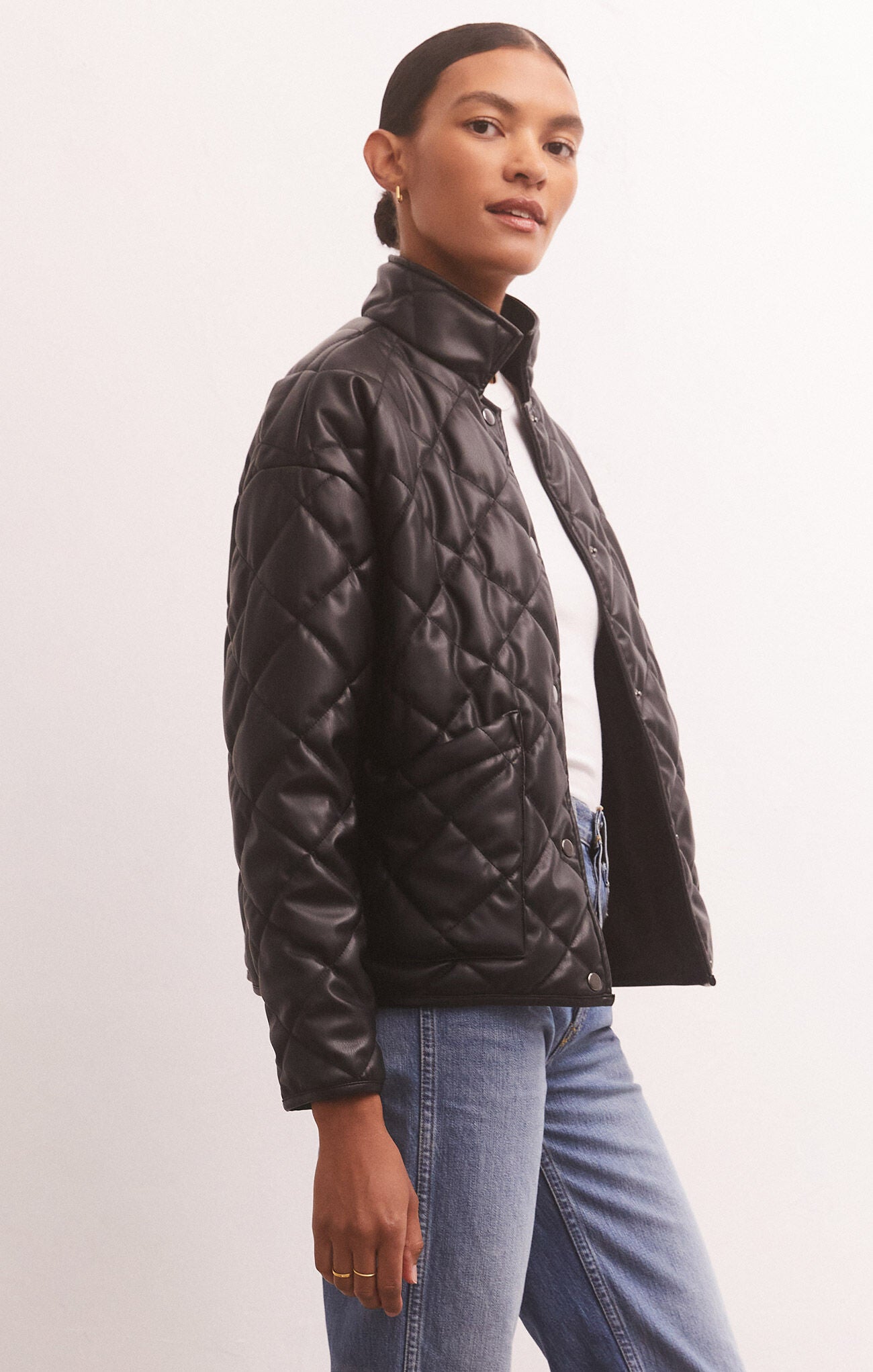 Heritage Faux Leather Jacket – Shop Solis