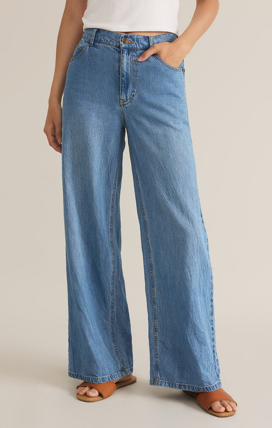 Mia Loose Wide Leg Denim Pant