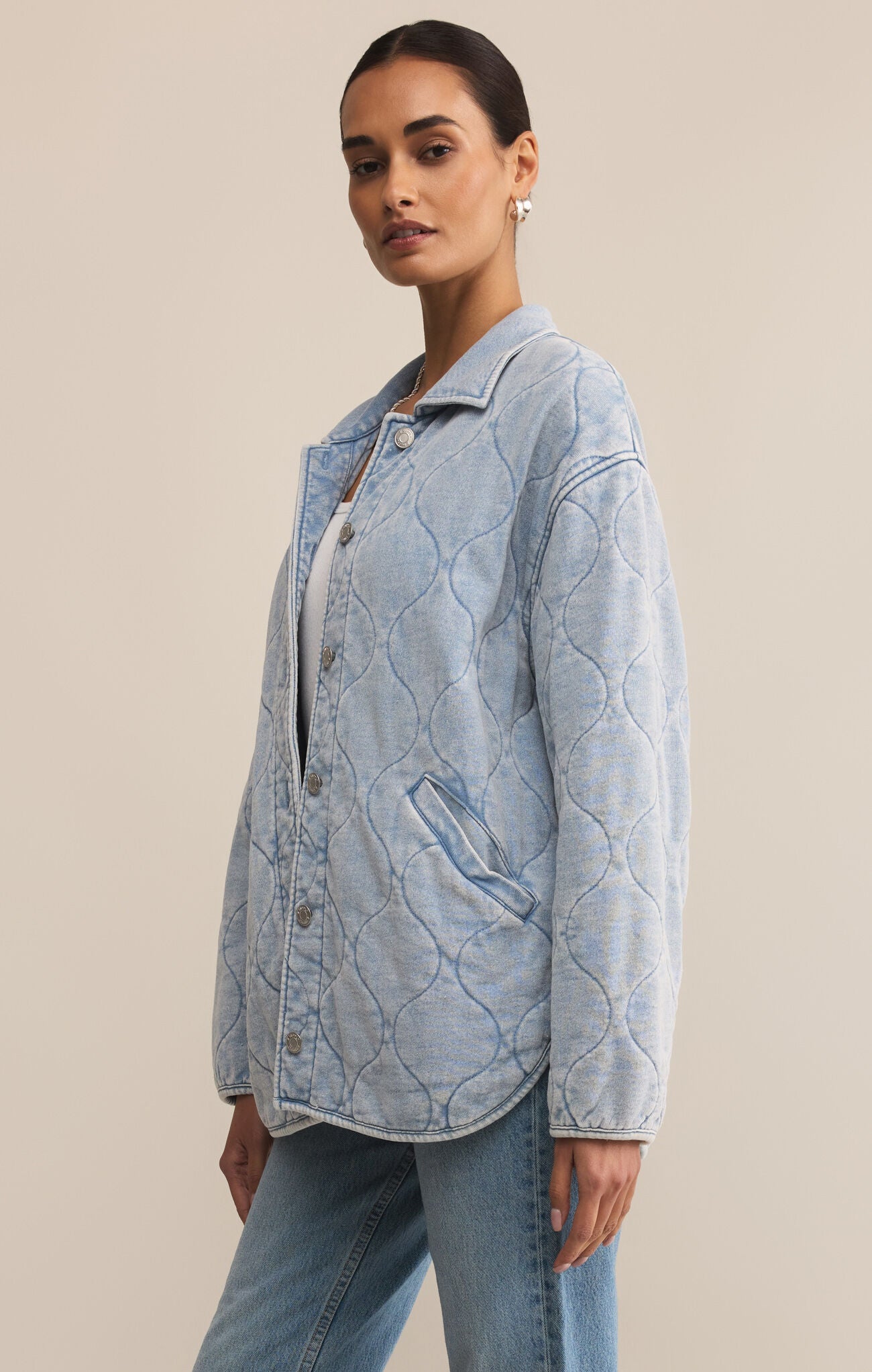 Boulder Knit Denim Jacket