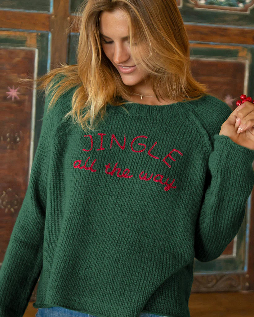 Jingle Raglan Crewneck Sweater