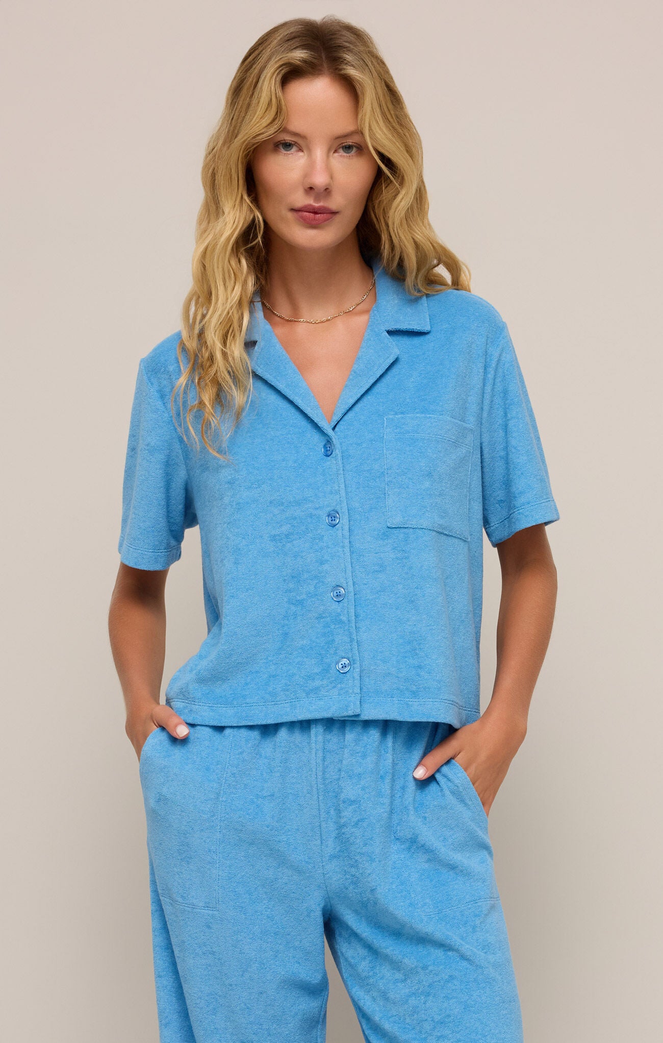 Aeries Loop Terry Resort Loop Terry Top – Shop Solis