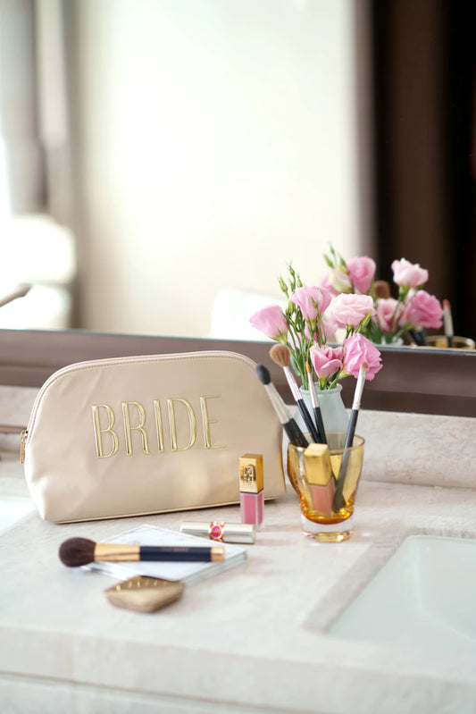 Bride Cosmetic Pouch - Champage