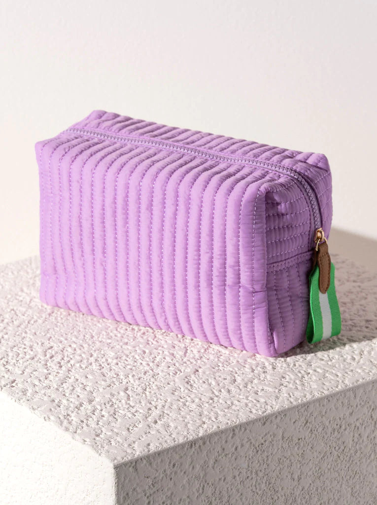 Large Ezra Cosmetic Pouch - Lilac